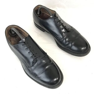 D.J. Leavenworth☆5アイレット /70s★U.S.NAVY サービスシューズ/Service Shoes/【9.5W/27.5】レザーソール/フェルトタン/Vintage◇cH-187