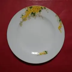 ミモザ 花言葉シリーズ 20cm デザート皿 1枚 大倉陶園