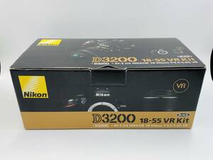 Nikon D3200 VR Kit AF-S DX NIKKOR 18-55mm f/3.5-5.6G VR BLACK 元箱のみ ##S010