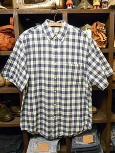 EDDIE BAUER チェック柄 半袖 シャツ SIZE S エディー バウアー