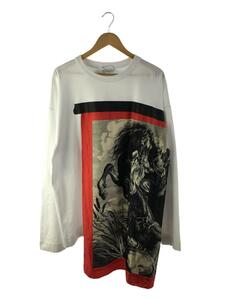 DRIES VAN NOTEN◆長袖Tシャツ/S/コットン/WHT