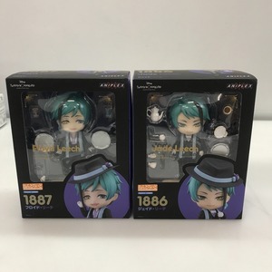 05w07493★1円~ 【フィギュア】ねんどろいど ツイステッドワンダーランド 2点セット 1886 ジェイド・リーチ,1887 フロイド・リーチ 中古品