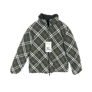 バーバリー チェック柄 ブランドオフ BURBERRY ナイロン ダウンジャケット ナイロン 中古 メンズ