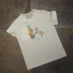 未使用・Paul Smith◇ポールスミス・子ども用半袖Tシャツ◇80サイズ　ホワイト