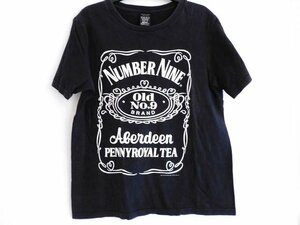 NUMBER (N)INE ナンバーナイン Tシャツ サイズ:2 ■ メンズ ジャックダニエル 黒 ブラック □ 6F