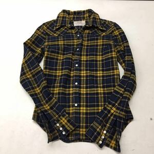 送料無料★moussy マウジー★長袖シャツ チェックシャツ ネルシャツ 厚手シャツ★Sサイズ #30719saf