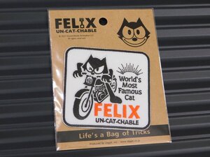 ◆送料\110◆【FELIX・フィリックス】※《アイロン刺繍ワッペン／UCCパッチ Wink》　アメリカン雑貨　刺繍ワッペン　アイロンワッペン