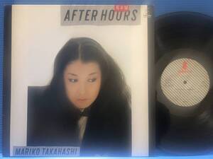 【LP】高橋真梨子 AFTER HOURS EX / NM- EX+ JPOP