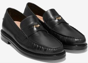 Cole Haan 29cm コイン ローファー ブラック キャップ レザー コインスロット ドレス ビジネス スーツ スニーカー ブーツ XXX237