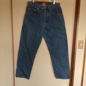 美品！オールドステューシー USA製 デニムパンツ vintage OLD STUSSYバギーパンツ 80s90s ビンテージ デニムパンツ