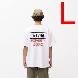 新品 正規品 L 22AW Wtaps POWER-T / SS / COTTON. ONEITA 白 white オニータ Tシャツ college カレッジ パワー 23aw 24ss 24aw supreme