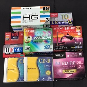 新品同様 含 ソニー ビデオ用 繰り返し録画用 Blu-ray ディスク BR-RE 25GB 10個入 他 TDK CD-R 等 まとめ セット