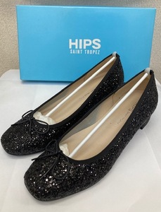 HIPS SAINT TROPEZ サンダル　ブラック 24cm