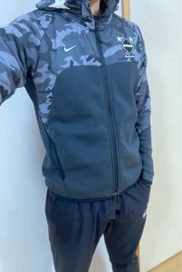 ソフ　fcrb NIKE ブリストル　FCRB ナイキ　sweat hoody スウェットパーカー　ブラック　カモ　