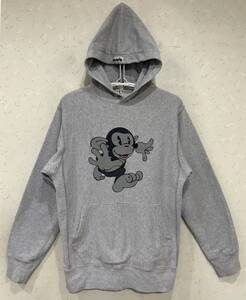 ＊アベイシングエイプ A BATHING APE BAPE プリント プルオーバーパーカー S 　　　　　　 BJBD.F