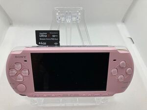 美品 PSP3000ピンク　メモリースティック付き　 SONY ソニー プレイステーションポータブル