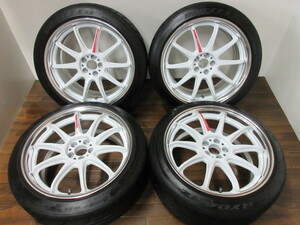 【送料無料・税込み】WORK エモーション 18in9.5J+45 5穴PCD100 F235/40R18 R245/40R18 86 BRZ プリウス カスタムチューナーサイズ