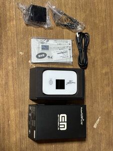 イーモバイル Pocket wifi LTE GL04P ホワイト ◆中古品