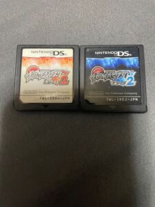 DSポケットモンスター ブラック2 ホワイト2 ソフトのみ 中古 2本セット まとめ売り 中古