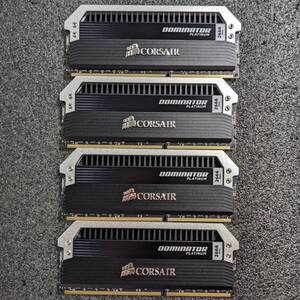 【中古】DDR3メモリ 32GB(8GB4枚組) CORSAIR DOMINATOR PLATINUM CMD32GX3M4A2666C12 [DDR3-2666 PC3-21300]