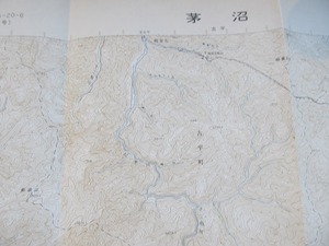 5万分の1地形図「茅沼」●昭和52年発行