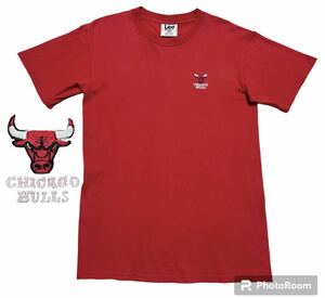 90s シカゴ・ブルズ USA企画 Lee SPORT ボディ 半袖 Tシャツ　　アメリカ企画 リー Chicago Bulls NBA バスケ 90年代 オールド 柳8043