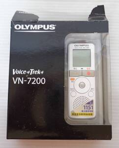 ★【ジャンク品】OLYMPUS　オリンパス　Voice-Trek　ボイストレック　ボイスレコーダー　VN-7200　ホワイト　取説　元箱★c