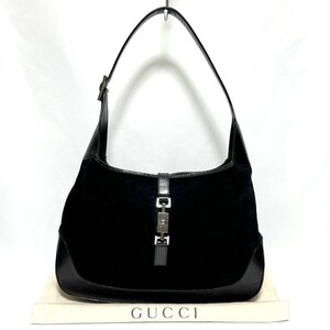 GUCCI グッチ ジャッキー ハンドバッグ スエード レザー HB04229