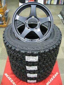 ジムニー ヨコハマ ジオランダー MT M/T G003 185/85R16 185/85-16 ＆ オフパフォーマー RT-5N+ ダークガンメタⅡ 新品 4本 即納 送料無料