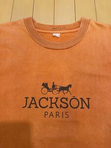 jackson matisse ジャクソンマティス　Tシャツ　ヘビーオンス カットソーオーバーサイズ　Hermes エルメス　ロゴ