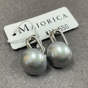 m002 D2(10) 10 保管品 MAJORICA マジョルカ 人工真珠 フェイクパール イヤリング シルバー 925 アクセサリー レディース ヴィンテージ