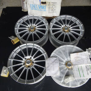 231番　当時物新品未使用デッド稀少旧車 　LINEA SPORT SPECIALE　CL-11　リネアスポーツ　スポーク　18×8J 5H PCD114.3120◇ 4 本