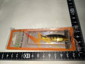 Unicorn Real Shad Spoon ゴールド山女魚/5グラム/ NEVER MIND LURES /金ヤマメ/珍品　