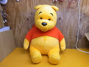 □Yh/015☆ディズニー Disney☆くまのプーさん☆ぬいぐるみ Lサイズ☆D1207☆中古品