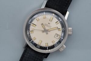 希少 60s HAMILTON Aqua-Date 600 ハミルトン アクアデイト600 ビンテージ アンティーク 自動巻き Cal.64 スーパーコンプレッサー ダイバー