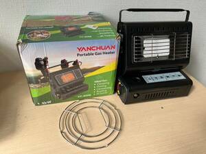 td1632080/YANCHUAN YC-808B ポータブルガスヒーター ストーブ・コンロ両用 キャンプ 停電時にも