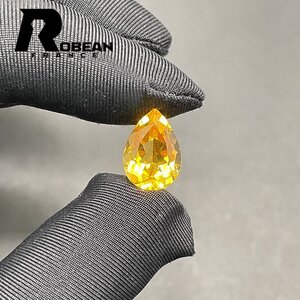 上級 EU製 定価8万円★ROBEAN・シトリンファントム★パワーストーン 天然石 原石 綺麗 高級 お守り 11.4*8.1*6.4mm 1001G1380