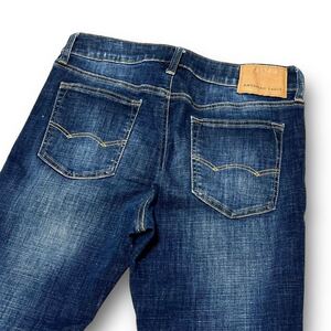 美品 アメリカンイーグル ULTRA SKINNY 強ストレッチ デニム パンツ サイズUS33