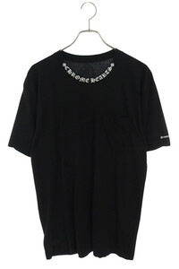 クロムハーツ Tシャツ サイズ:L ネックロゴプリントTシャツ 中古 OM10