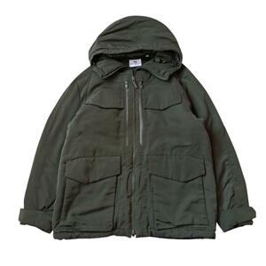 UNIQLO White Mountaineering ユニクロ ホワイトマウンテニアリング ハイブリッドダウンオーバーサイズパーカ ジャケット M ダークグリーン