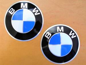 BMW　エンブレム　ステッカー　81mm　2枚セット　R100GS　R100R　Mystic　R80GS　R1150GS　R1100GS　R850GS　一覧