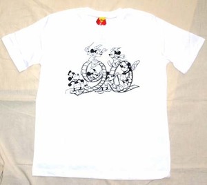 新品ミッキーマウス　Tシャツ　5　白Lサイズ 