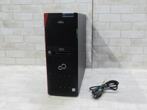 Ω 新TTPC 2547◆ 富士通 PRIMERGY TX1330 M4【 Xeon E-2144G 3.6GHz / HDD:300GB SAS 2.5インチ×3 / 16.00GB / OS無 】鍵無