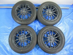 激安売切宣言！5555円～！PIAA 14-4.5J 4H/100 ET45 + DUNLOP 155/65R14 タント スペーシア Nボックス デイズ ウエイク ワゴンR T008519