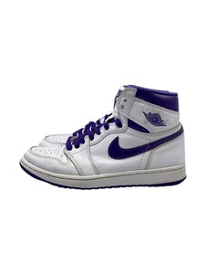 NIKE◆AJ 1 HIGH OG_エア ジョーダン 1 HIGH OG/24cm/PUP/レザー