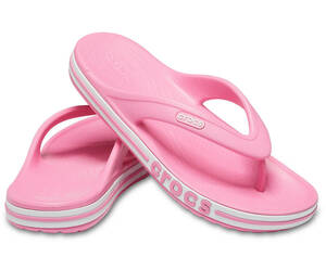 23cm クロックス crocs バヤバンド フリップ Bayaband Flip Pink Lemonade M5W7 ピンク 新品