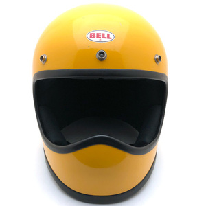 送料無料 BELL MOTO STAR YELLOW 59cm/ベルモトスター黄色イエロービンテージヘルメットオフロードフルフェイスmoto3モト3mchal60sアポロ