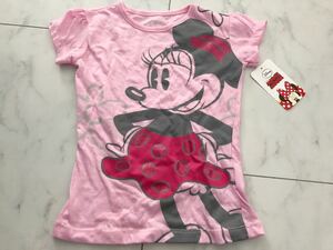 新品 ディズニー ミニーちゃん Tシャツ 6X ミニーマウス ミニー ディズニーランド シー 120 130