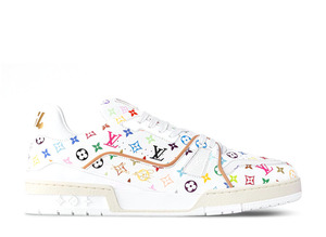 Louis Vuitton x Takashi Murakami Trainer Sneaker "Blanc/Multicolor" 26cm 1AHEKG