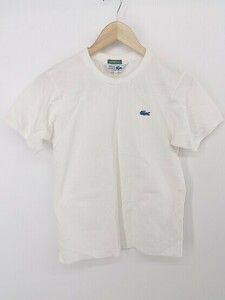 ◇ CHEMISE LACOSTE ラコステ 半袖 Tシャツ カットソー サイズ1 オフホワイト系 メンズ P